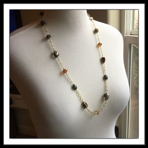Chiaroscuro Designs Bead & Stone Necklace